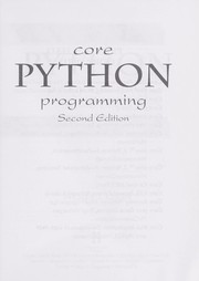 Cover of: Core Python programming