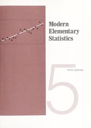Cover of: Modern elementary statistics by John E. Freund