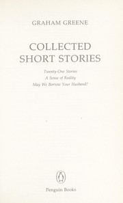 Cover of: Collected short stories by Graham Greene