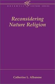 Cover of: Reconsidering Nature Religion (Rockwell Lecture Series) by Catherine L. Albanese