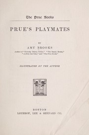 Cover of: Prue's playmates