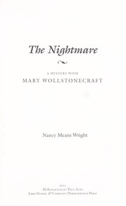 Cover of: The nightmare: a mystery with Mary Wollstonecraft