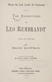 Cover of: The adventures of Leo Rembrandt