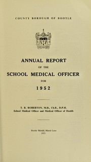 Cover of: [Report 1952]