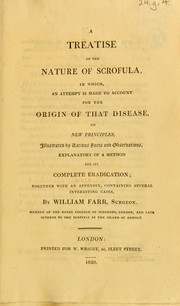 A treatise on the nature of scrofula by William Farr