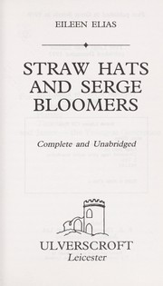 Cover of: Straw Hats and Serge Bloomers