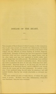 Cover of: A practical analysis of seventy cases of inflammatory, functional and structural disease of the heart : with observations on the treatment and prevention