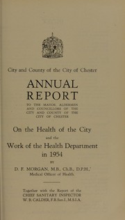 Cover of: [Report 1954]