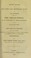 Cover of: A second letter to Sir John Cox Hippisley, bart. on the mischiefs incidental to the tread-wheel, as an instrument of prison discipline