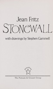 Cover of: Stonewall by Jean Fritz