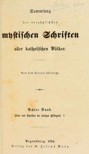 Cover of: Briefe der heiligen Hildegard by Hildegard Saint