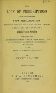 Cover of: The book of prescriptions by Henry Beasley