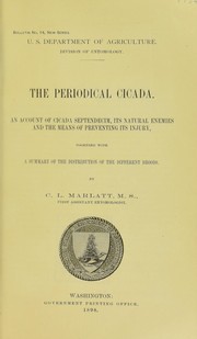 The periodical cicada by C. L. Marlatt