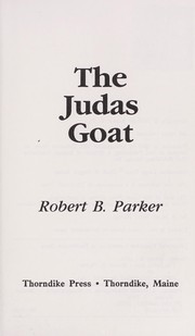 Cover of: The Judas goat by Robert B. Parker