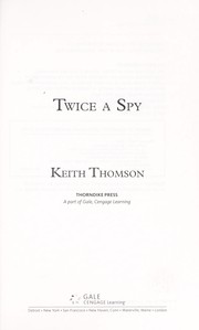 Cover of: Twice a spy