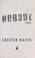 Cover of: Nobody