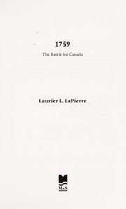 Cover of: 1759 by Laurier L. LaPierre