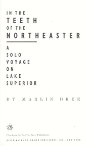 Cover of: In the teeth of the northeaster by Marlin Bree
