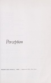 Cover of: Perception by Julian E. Hochberg