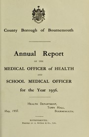 Cover of: [Report 1936]