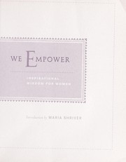 Cover of: We empower: inspirational wisdom for women