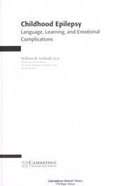 Cover of: Childhood epilepsy: language, learning, and emotional complications