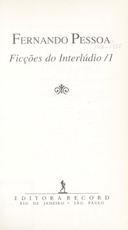 Cover of: Ficções do Interlúdio /1 by Fernando Pessoa