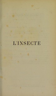 Cover of: L'insecte ... by Jules Michelet