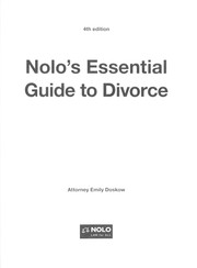 Cover of: Nolo's essential guide to divorce