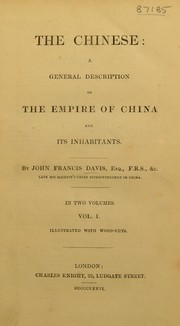 Cover of: The Chinese by Sir John Francis Davis