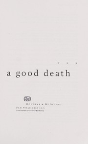 Cover of: A good death