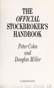 Cover of: The official stockbroker's handbook by Peter Cohn