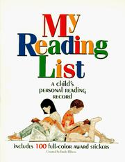 Cover of: My Reading List: A Child's Personal Reading Record