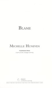 Cover of: Blame by Michelle Huneven