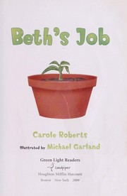 Cover of: Beth's job