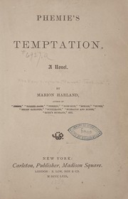 Cover of: Phemie's temptation