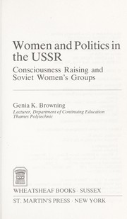 Cover of: Women & Politics in the USSR
