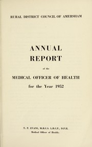 Cover of: [Report 1952]