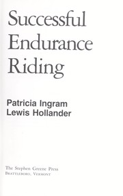 Cover of: Successful endurance riding by Patricia Ingram, Patricia Ingram