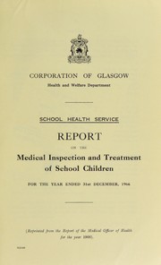 Cover of: [Report 1966] by Glasgow (Scotland)