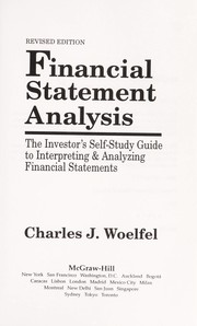 Cover of: Financial statement analysis by Charles J. Woelfel