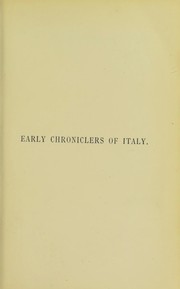 Cover of: Early chroniclers of Europe: Italy