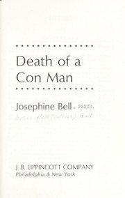 Cover of: Death of a Con Man by Josephine Bell