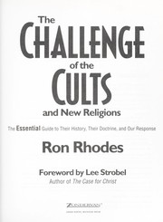 Cover of: The challenge of the cults and new religions by Ron Rhodes