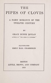 Cover of: The pipes of Clovis by Grace Duffie Boylan