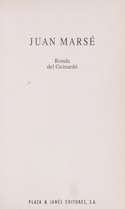 Cover of: Ronda del Guinardó