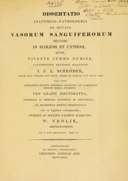 Dissertatio anatomico-pathologica de mutato vasorum sanguiferorum decursu in scoliosi et cyphosi by Willem Vrolik