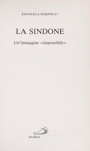 Cover of: La Sindone by Emanuela Marinelli