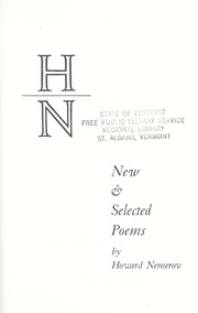 New & selected poems by Howard Nemerov