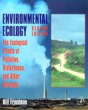 Cover of: Environmental Ecology, Second Edition by Bill Freedman, Bill Freedman